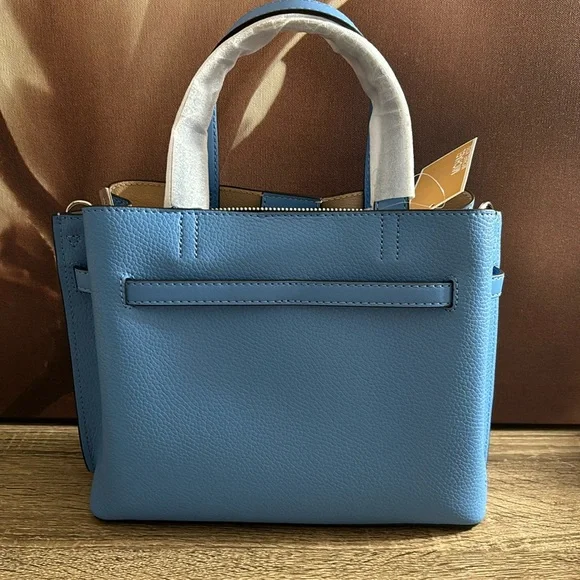MK Emilia Small Pebbled Leather Satchel NWT